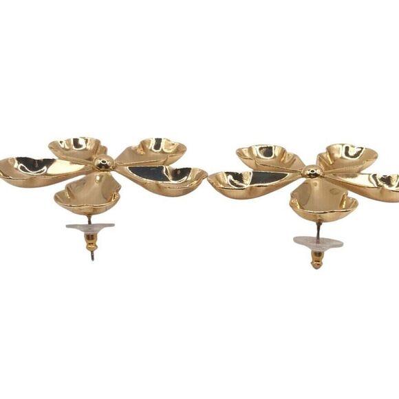 Maximalist Bold Statement Flower Earrings by Express - Picture 4 of 7